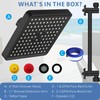 Voolan Rain Shower Head with 11" Extension Arm - High