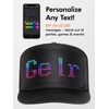 Gelrova LED Hats, Baseball Caps Full Color Display Message Costume