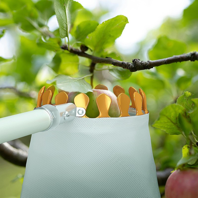 Aglaiprty Fruit Picker Tool with 6-Part Extension Pole and Cloth