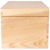 Creative Deco Wooden Storage Box for CDs and DVDs, 16