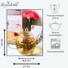 HerzensWahl Tea Flowers Gift Set with Pot | 6 x