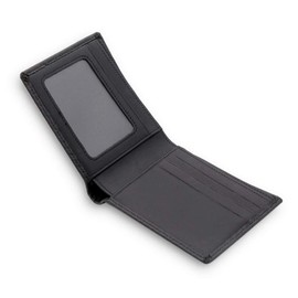 Full Grain Wallets for Men, Men's Leather Bifold Wallet with 12 Slots, RFID Blocking Wallet, Gifts for Men, Flip Out Design - Money Change Pocket Thin & Stylish with ID Window SD 013 (Carbon Fiber)