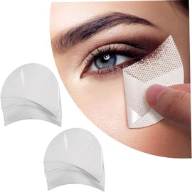 Cinta de sombra de ojos, 100 unidades protector sombra ojos para evitar residuos maquillaje, plantilla autoadhesiva, cinta maquillaje para extensiones pestañas, permanente, tinte