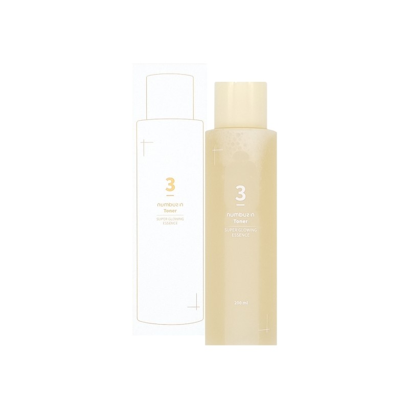Numbers In No. 3 Glow-Filled Essence Toner 200ml x 2