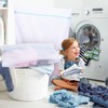 Windyun 4 Pieces Jumbo Mesh Laundry Bags, 43 x 35