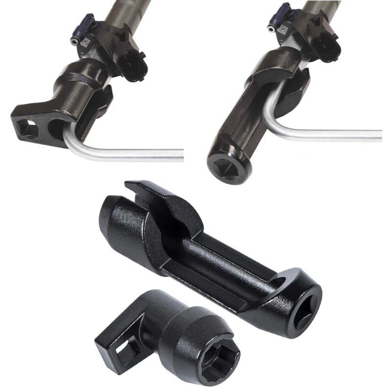 LL-Auto Fuel Injector Line Removal Tool 17MM Socket for 6.7L