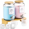 Laundry Detergent Dispenser. 0.9 Gallon Glass Laundry Soap Liquid Laundry