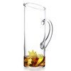 Glass Water Pitcher with Spout – Elegant Serving Carafe for