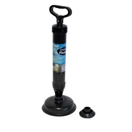 Dependable Industries inc. Essentials High Pressure Powerful Pump Multi-Drain Plunger Bathroom Kitchen Toilet Shower Sinks (Black)