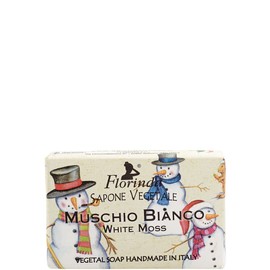 Florinda Special Christmas White Moss Vegetal Soap Bar Travel Size 50 g 1.76 Oz
