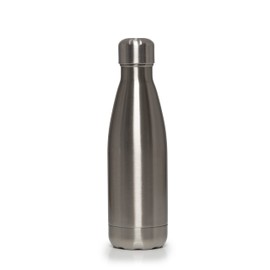 Festival 350ml Stainless Steel Water Bottle Insulated Metal Sport Drinking Flask (Silver)
