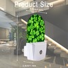 AOWULA Clover Leaf Night Light,Lucky Green St. Patrick's Day Night