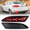 GEEGEETOP Full Lens LED Rear Reflector Bumper Fog Light Assembly