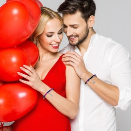 Long Distance Bracelet Matching Couple Bracelets Spider Guitar Heart Bracelets for Women Men Friendship Relationship Gifts Promise Bracelet for Bf Gf Best Friends Bff Bracelets Jewelry Gifts