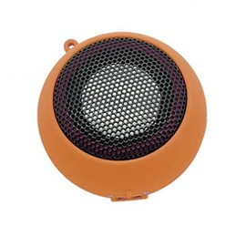 Compatible with Moto G6 - Wired Portable Universal Loud Speaker Orange Multimedia Audio System w Built-in Battery for Motorola Moto G6