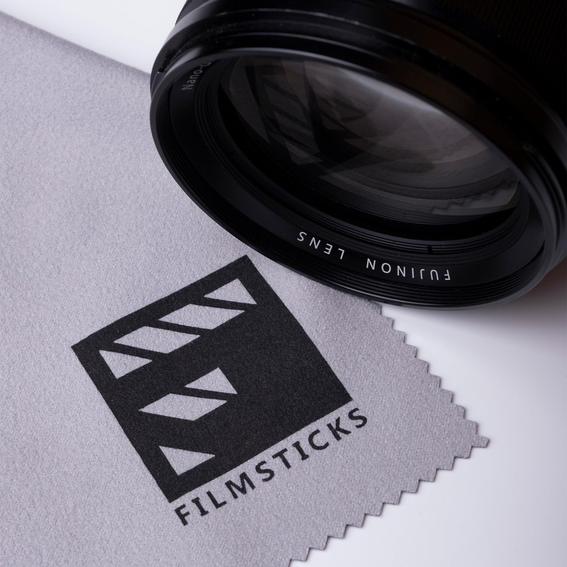 Filmsticks Microfibre Cleaning Cloth for Wiping Clean Acrylic Clapperboards, Camera