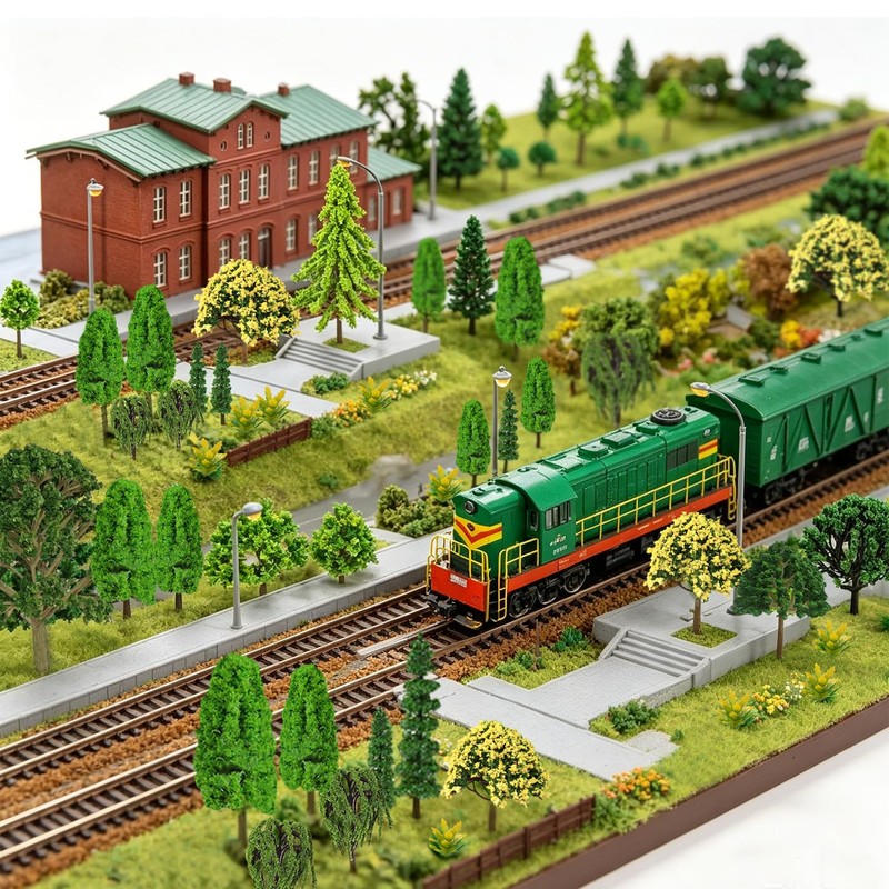 OrgMemory Model Scenery, 31pcs, Fairy Garden Accessories, Diorama Supplies Kit,