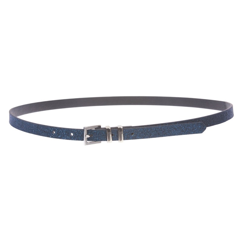 Beltiscool - Cinturón ajustado con purpurina para mujer, 5/8 pulgadas,