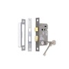 Infinity Decor Fire Rated Polished Chrome 3 Lever Mortice Sash