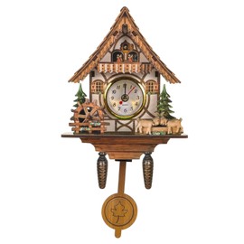 iplusmile Cuckoo Clock Wall Clock Traditional Easy to Install Versatile Home Decor for Living Rooms Bedrooms and Offices Accurate Timekeeping and Material