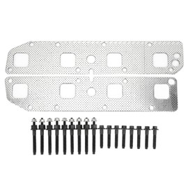 Exhaust Manifold Gasket Bolts Stud Nut Set Complete Replacement for Chrysler Aspen V8 5.7L 2007‑08