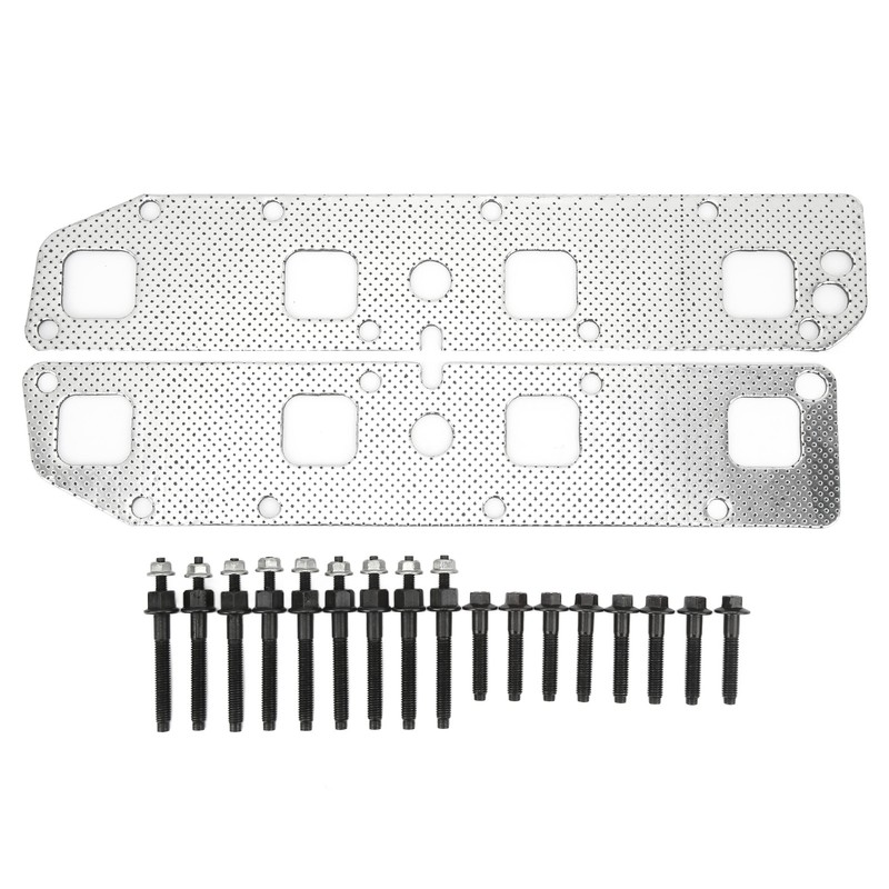 Exhaust Manifold Gasket Bolts Stud Nut Set Complete Replacement for