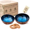 Cocovibes Coconut Bowl Buddha Bowl Lacquered Hand-Made and Environmentally Friendly