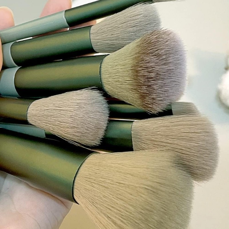 Juliyeh 13pcs Makeup Brush Set Foundation Powder Eyeshadow Eyebrow Brush