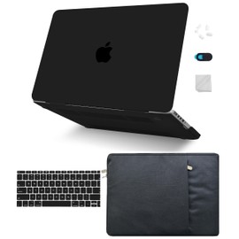 KECC Compatible with MacBook Pro 16 inch 2025 2024-2021 M4/M3/M2/M1 Pro/Max A3403 A3186 A2991 A2780 A2485 with Touch ID Plastic Hard Shell Keyboard Cover Sleeve(Matte Black)