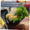 KICHOUSE 4pcs Delicate Smoothie Bowls Multi-Function Salad Accessory Convenient Household