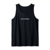 GRACIOUSNESS English Word Apparel Tank Top