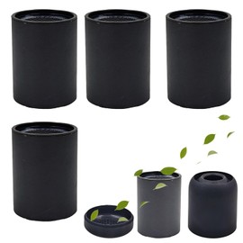 xcivi 4-Pack Replaceable Cartridge Compatible with Sploofy Personal Smoke Air Filter, to Trap Odor, HEPA & Carbon Filtration, Long Lasting Air Filter Cartridge Replacement Filter