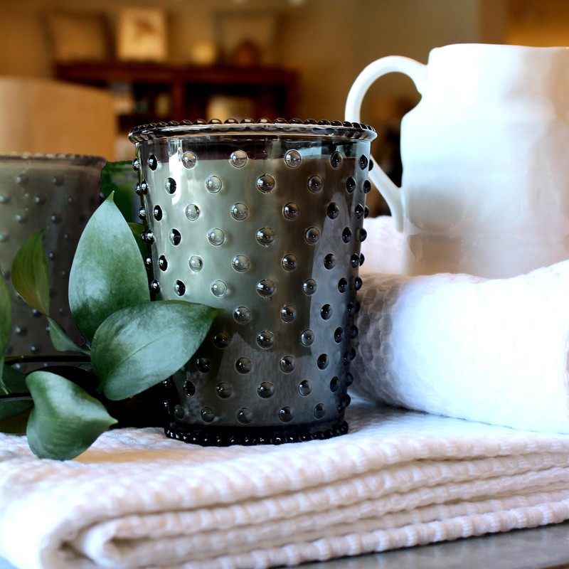 Simpatico No. 17 Fern Hobnail Candle, Crisp Mayapple with Fresh