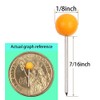 AnMiao Star 200Pcs 1/8 Inch Map Tacks (Orange)