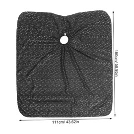 Healvian Salon Cape Waterproof Haircut Apron Shampoo Styling Capes Hairdressing Cloak Haircut Cape for Home Barber Cape Gown Hair Cutting Cape for Hair Cutting Cape for Women Black