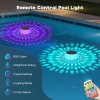 Unbranded Outdoor Solar LED Floating Pool Lights IP68 Waterproof Glowing