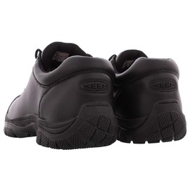 KEEN Utility Men's PTC Dress Oxford Low Height Non Slip Food Service Shoe, Black, 13