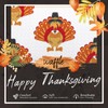 YanJie Thanksgiving Headbands - Wide Knot Turkey & Pumpkin Hair