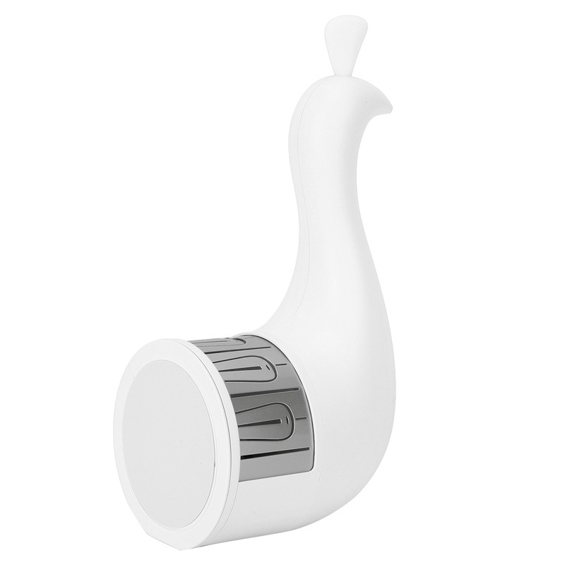 PeacockShaped Projection Lamp Decorative Light Touch Control ABS Nightlight Bedroom(White