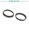 ACROPIX 73.1 to 66.1mm Hub Centric Rings Black - Pack