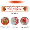 Thanksgiving Table Runner 12 x 70'' Happy Thanksgiving Turkey Pumpkin