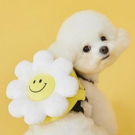 (Hottracks) 168cm Smile Flower Dog Carrier Harness / (핫트랙스)168cm스마일 꽃 반려견 가방 하네스