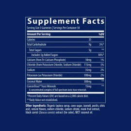Trace Minerals Electrolitos En Gomitas, 263 Mg, 90 Gom Sfn                                                                                            