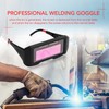 Professional Solar Energy Auto Darkening Welding Safety Goggles Anti-glare Ultraviolet