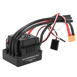 120A Brushless ESC Electronic Speed Controller Accessory Fit for 1/8 RC Car - Super Fluent Throttle, Multiple Functions (XT60)