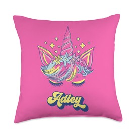ADLEY MERCH UNICORN DESIGN Throw Pillow