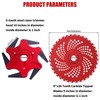 9" x36 Teeth Carbide Tipped Blades & Steel Trimmer Head