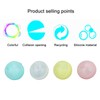 4Pcs Glowing Pool Balls Reusable Silicone Glowing Beach Ball Water