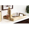 Kate and Laurel Myo Transitional Metal Rectangle Tray; 17 x