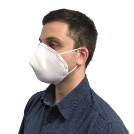 PCP Cloth Mask Face Covering, Made in USA, Cotton Fabric, Adult Size, Reusable Machine Washable, Pack of 3